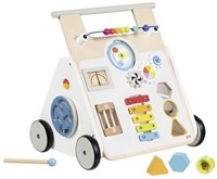 Goki wooden walker Kiddycruiser - toddler push toy