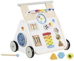 Goki wooden walker Kiddycruiser - toddler push toy