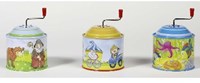 Goki music box tin children's toy with melodies