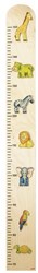 Goki wooden height chart wild animals nursery decor multicolor