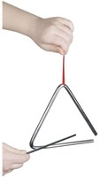 Goki triangle musical instrument metal large for children