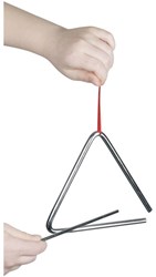 Goki triangle musical instrument metal large for children