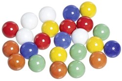 Goki marbles toy - colorful glass marbles for children