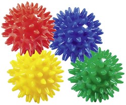 Goki massage ball pompon for kids - colorful sensory ball