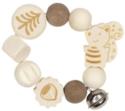 Goki wooden baby teething ring squirrel - FSC certified toy