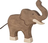 Holztiger wooden elephant play figure - handmade sustainable toy