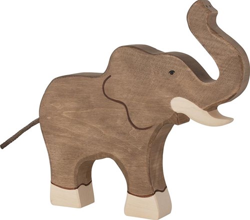 Holztiger wooden elephant play figure - handmade sustainable toy
