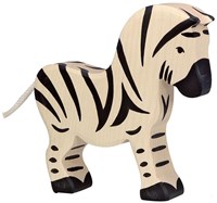 Holztiger wooden zebra toy figure handmade sustainable wood