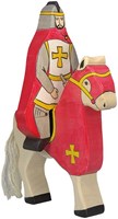 Holztiger wooden knight play figure red 15 cm FSC toy