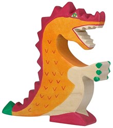 Holztiger wooden dragon play figure red FSC open ended toy