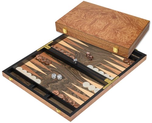 Philos backgammon game medium wooden board game classic