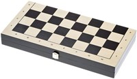 Philos chess draughts backgammon wooden cassette board 44 mm king height 75 mm-3