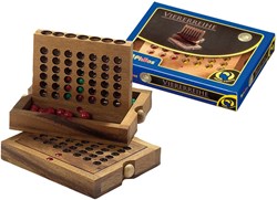 Philos Four in a Row Large - wooden strategy game for kids