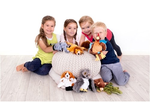 Beleduc beaver hand puppet plush toy - role play puppet-2