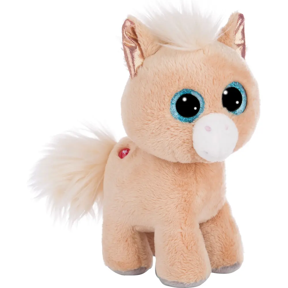 Nici plush pony GLUBSCHIS Miss Cinnamon cuddly toy 17 cm beige