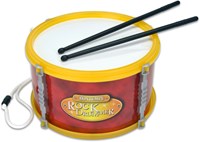 Bontempi toy drum red with shoulder strap and drumsticks - musical instrument for kids-2