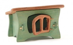Ostheimer wooden animal stable toy rabbit geese hutch for children