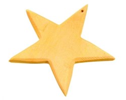 Ostheimer wooden star yellow toy decoration kids room