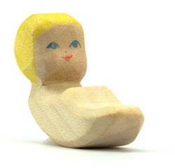 Ostheimer wooden child play figure for crib and dollhouse