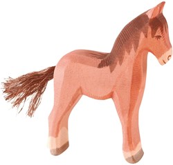 Ostheimer wooden foal brown toy figure for children