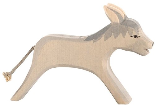 Ostheimer wooden donkey play figure - running donkey toy