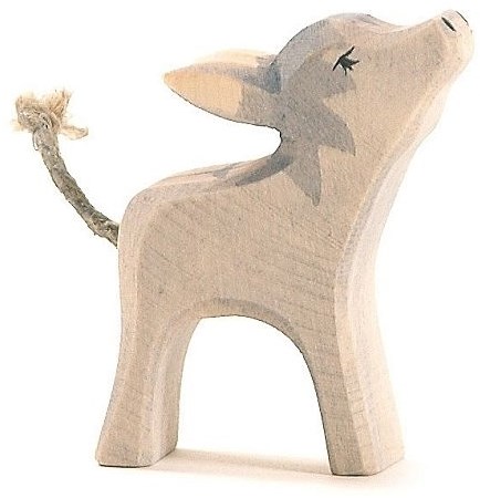 Ostheimer wooden donkey play figure small head up sustainable toy