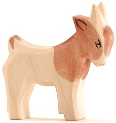 Ostheimer wooden standing goat toy figure sustainable handcrafted