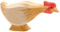 Ostheimer wooden chicken play figure ochre long for children