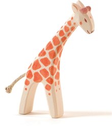 Ostheimer wooden giraffe play figure small bent head FSC