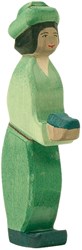Ostheimer wooden play figure king green oriental Christmas
