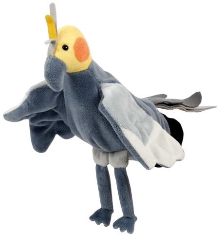 Beleduc hand puppet cockatiel - educational toy bird