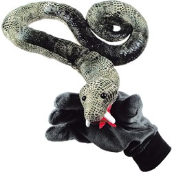 Beleduc snake hand puppet - green play glove for children