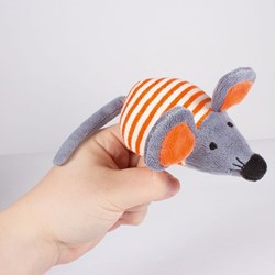 Beleduc storytelling puppet mouse Mila Mouse hand puppet educational toy