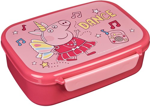 Peppa Pig lunchbox with container - colourful kids lunch box