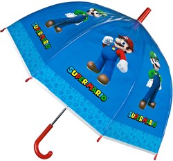 Super Mario kids umbrella blue 66 cm - umbrella for children