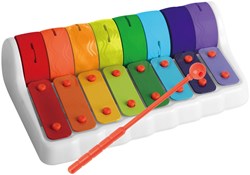 KiddyGo xylophone toy colored with rollers - musical fun for kids