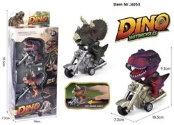 Dino on motor friction toy set of 2 - Dinosaur action figures