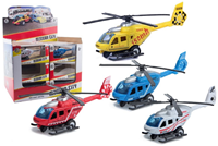 Duckiez Helicopter die cast 3 ass. 3030