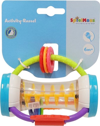 Vedes baby rattle with mirror - sensory toy for babies