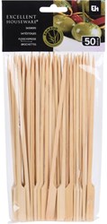 Excellent Houseware bamboo satay skewers 50 pieces 20 cm barbecue