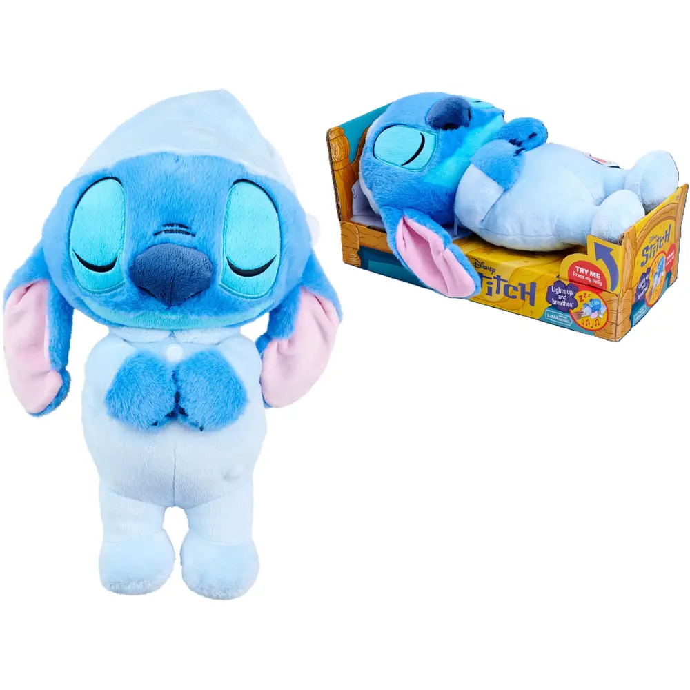 Disney plush Stitch sleep buddy 31cm with light and music
