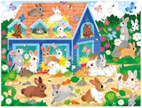 Crocodile Creek 50 Pc House Puzzle/Bunny House-2