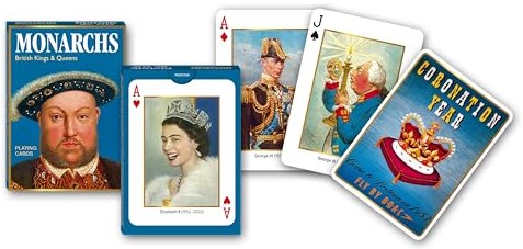 Piatnik playing cards Monarchs British Kings and Queens card game-2
