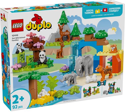 LEGO DUPLO building set wild animal families 3-in-1 - educational toy