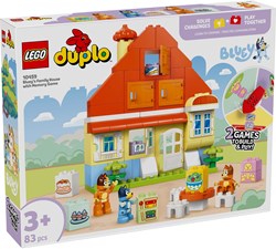 LEGO DUPLO Bluey - Bluey's Family House with Memory Game