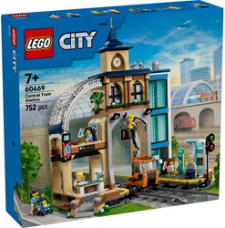 LEGO City central station building set - 60469 train toy