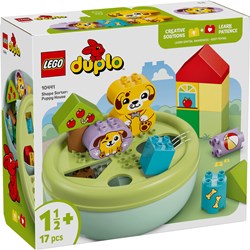LEGO DUPLO shape sorter puppy house building set for toddlers 10441