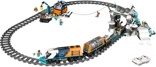 LEGO City Arctic research train - remote controlled toy train for kids-2