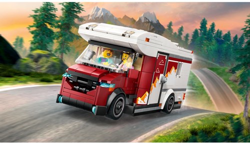 LEGO City adventurous camper vehicle set - holiday toy-3