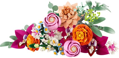 LEGO Botanicals Pink Bouquet - Flower Decoration Building Set 10342-2